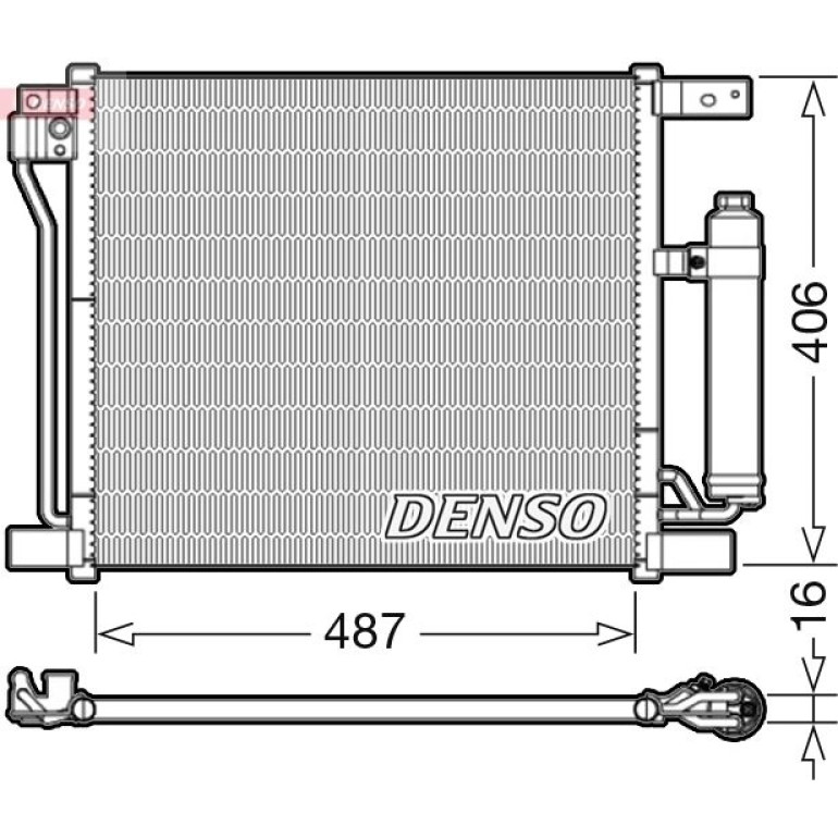 DENSO Klimaanlagenkühler DCN46021 DENSO Klimaanlagenkühler DCN46021