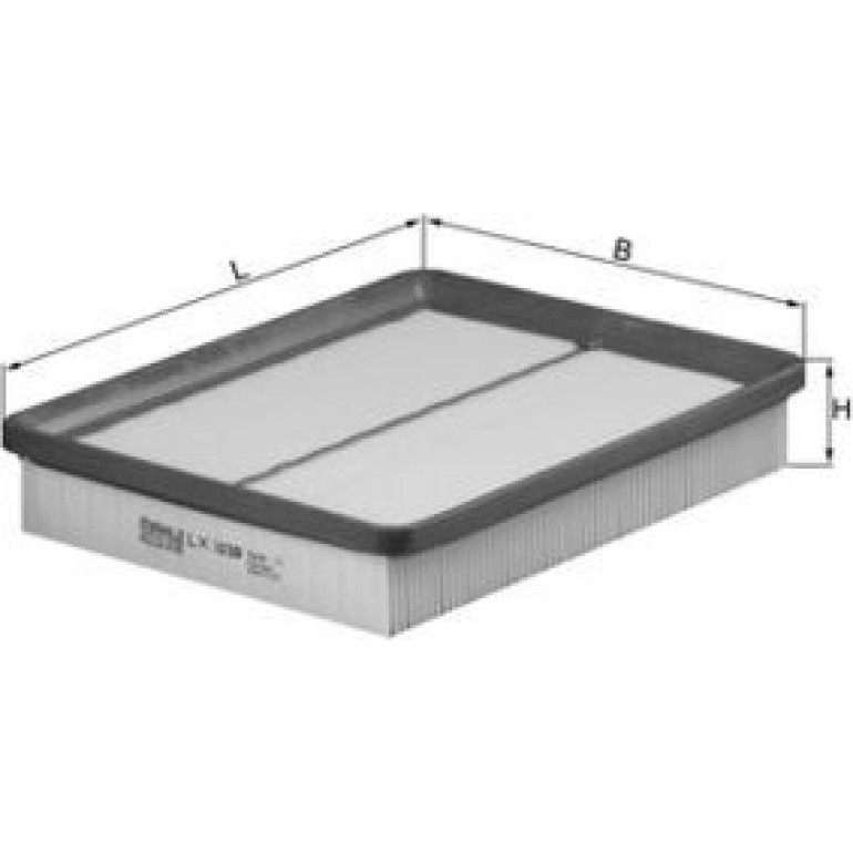 MAHLE Luftfilter LX 1039 MAHLE Luftfilter LX 1039