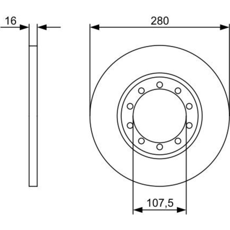 Bremsscheibe HA 0 986 479 390 Bremsscheibe HA 0 986 479 390