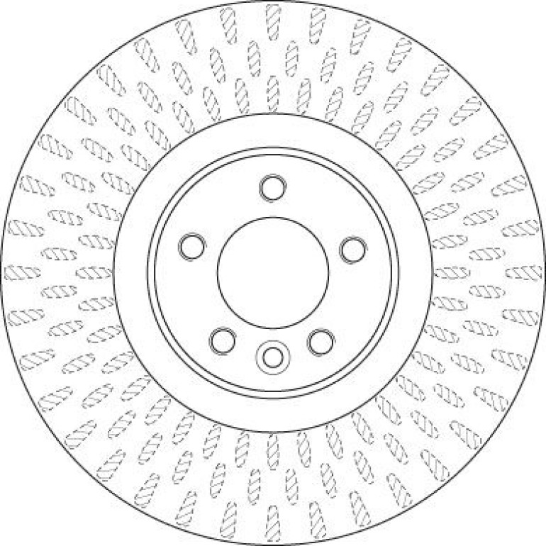 52 481 041 Bremsscheibe VA DF6508S 52 481 041 Bremsscheibe VA DF6508S