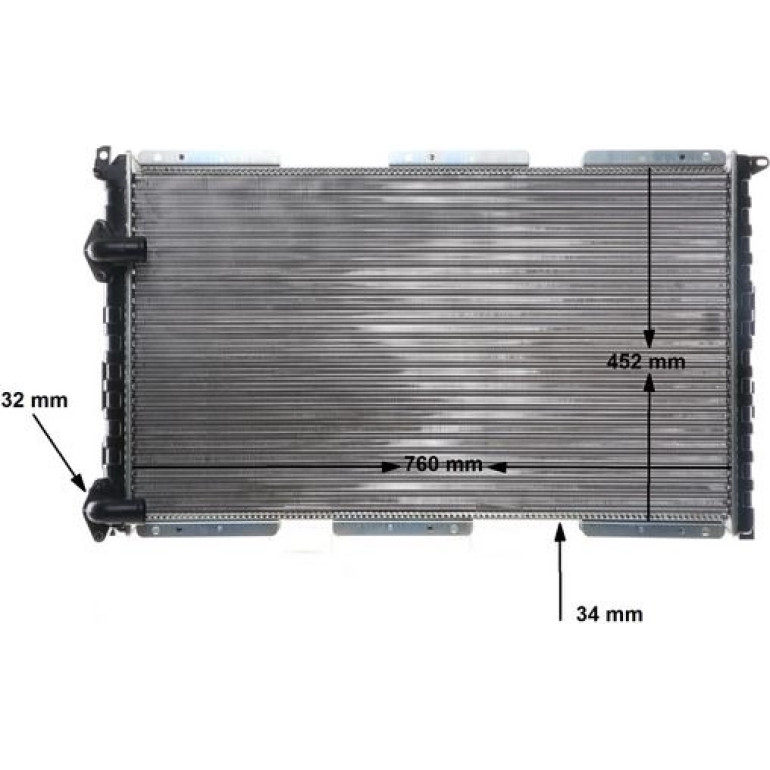 Kühler, Motorkühlung CR 526 000S Kühler, Motorkühlung CR 526 000S