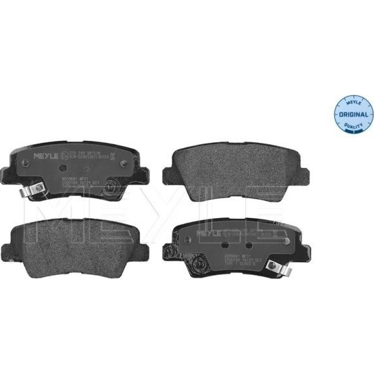 Bremsbelagsatz Kia T. Soul 09-/Sonata 05- Mit Sensor 025 249 3415/W Bremsbelagsatz Kia T. Soul 09-/Sonata 05- Mit Sensor 025 249 3415/W