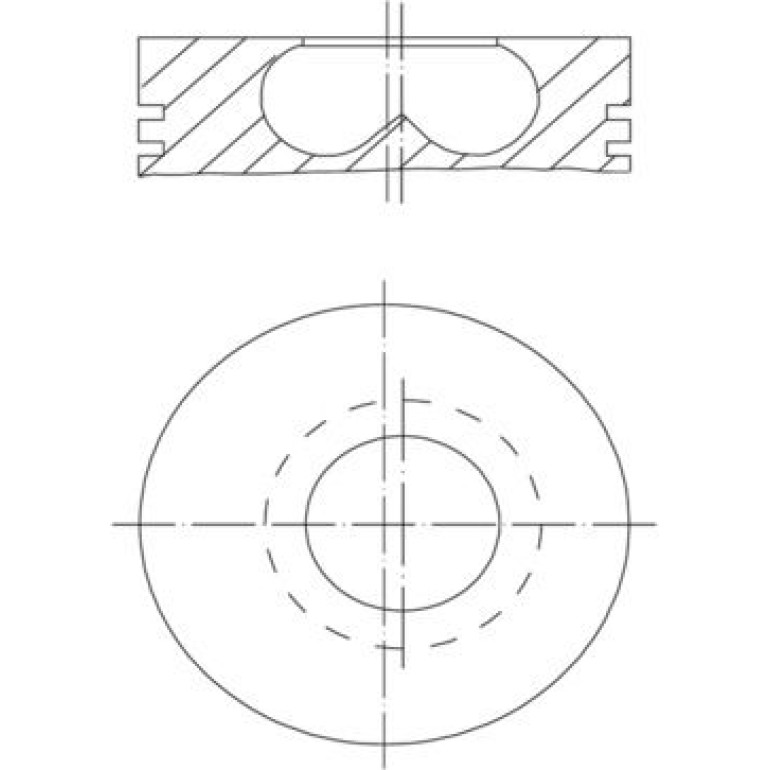 MAHLE Kolben 007 04 00 MAHLE Kolben 007 04 00