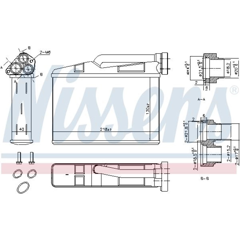Heizkühler PKW 70530 Heizkühler PKW 70530