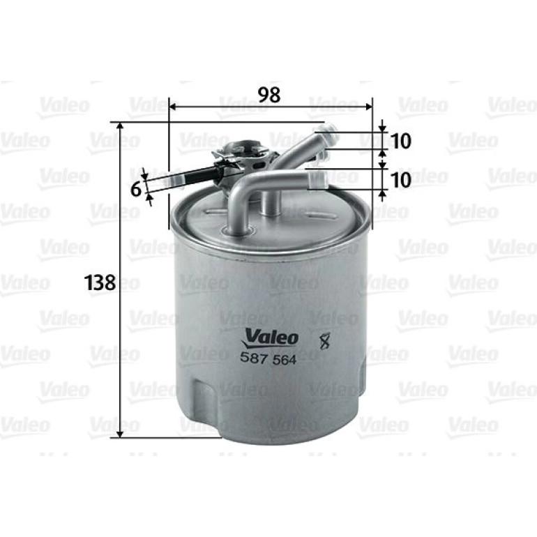 VALEO Kraftstofffilter 587564 VALEO Kraftstofffilter 587564