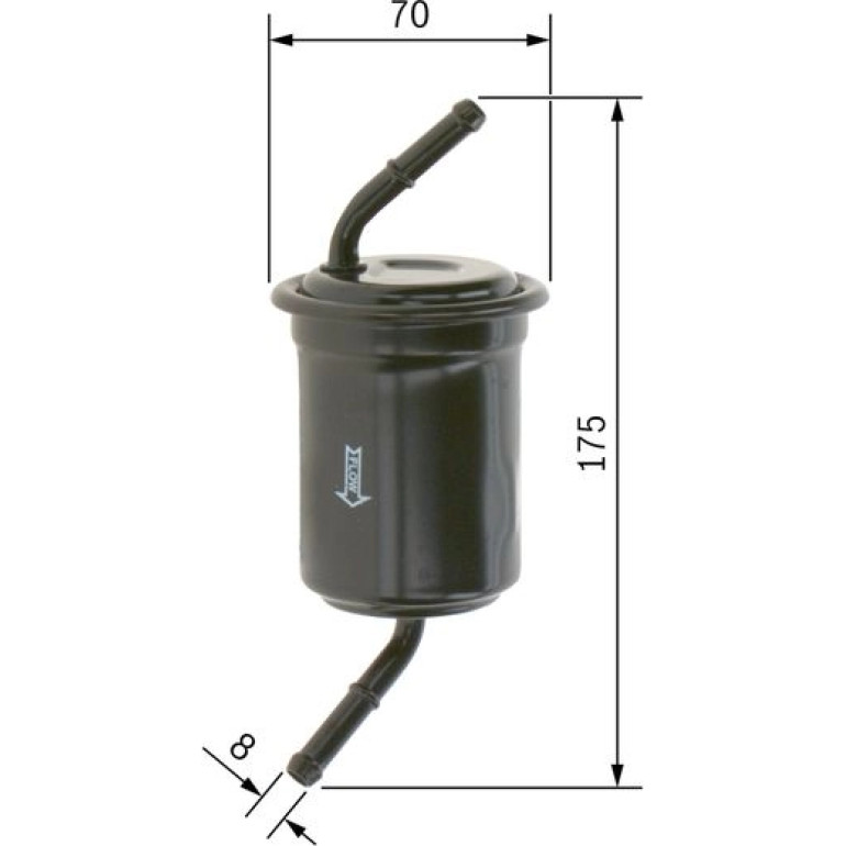 Kraftstofffilter 0 986 450 108 Kraftstofffilter 0 986 450 108