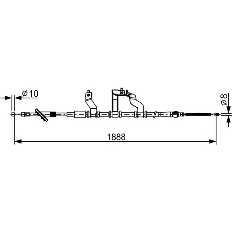 Handbremsseil re 1987482532 Handbremsseil re 1987482532