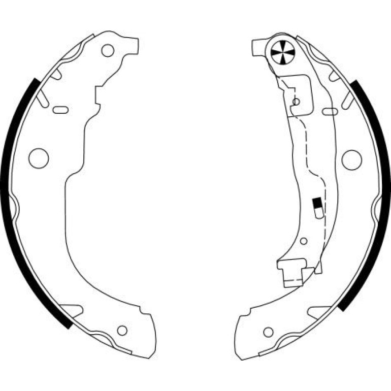 Bremsbacken Peugeot 207 06 91067200 Bremsbacken Peugeot 207 06 91067200