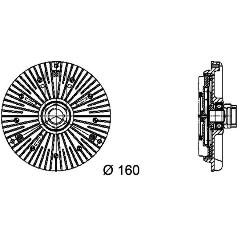 MAHLE Kupplung, Kühlerlüfter CFC 94 000P