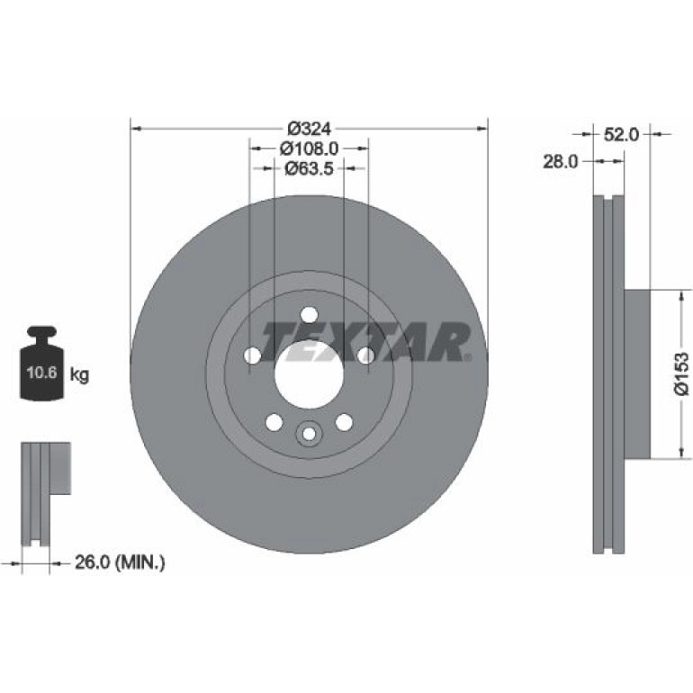 Bremsscheibe 92293205 Bremsscheibe 92293205
