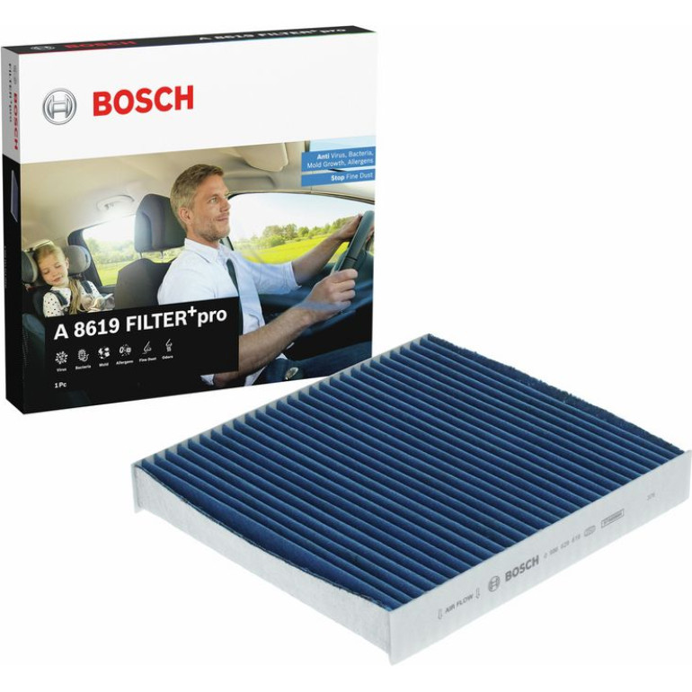 Aktivkohleinnenraumfilter 0 986 628 619 Aktivkohleinnenraumfilter 0 986 628 619