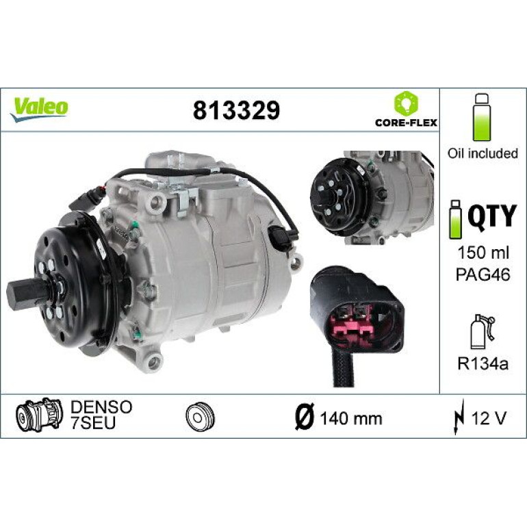 KOMPRESSOR, KLIMAANLAGE 813329 KOMPRESSOR, KLIMAANLAGE 813329