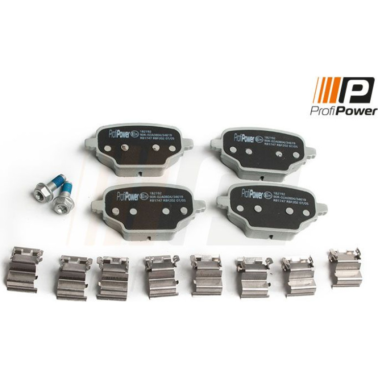 PROFIPOWER Bremsbelagsatz, Scheibenbremse 1B2192 PROFIPOWER Bremsbelagsatz, Scheibenbremse 1B2192
