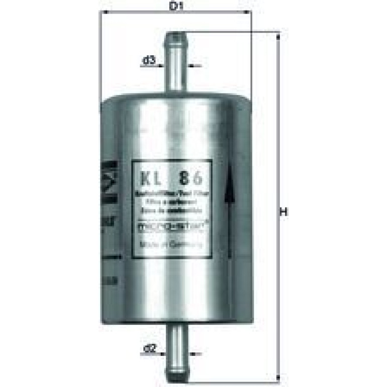 MAHLE Kraftstofffilter KL 86 MAHLE Kraftstofffilter KL 86