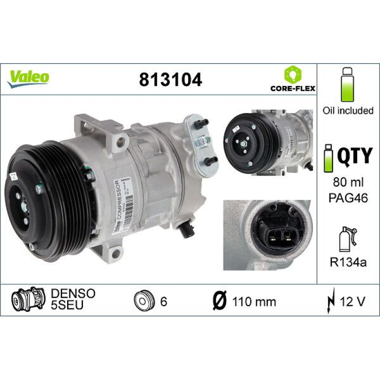 Kompressor, Klimaanlage 813104 Kompressor, Klimaanlage 813104