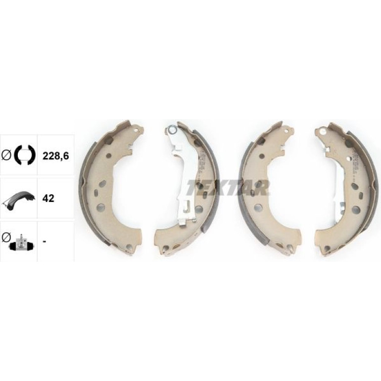 Bremsbacken Fiat Doblo 10- 228Mm 91062000 Bremsbacken Fiat Doblo 10- 228Mm 91062000