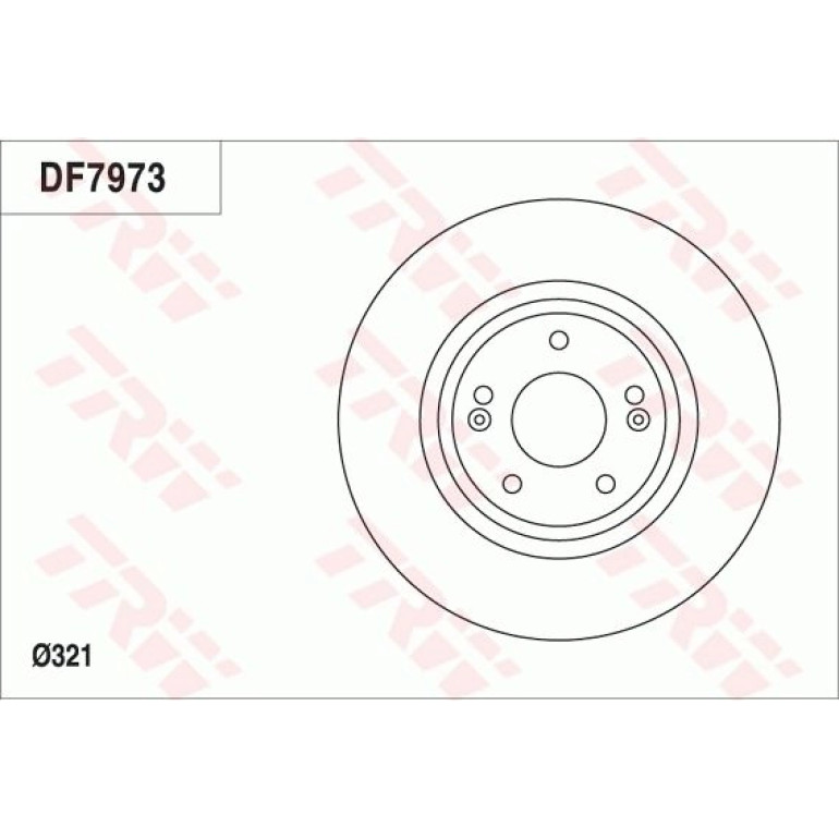 Bremsscheibe Hyundai P. Santa Fe 2.0-2.4 09 DF7973 Bremsscheibe Hyundai P. Santa Fe 2.0-2.4 09 DF7973