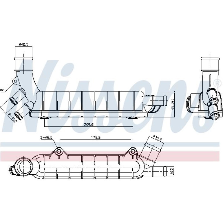 Ölkühler PKW 90976 Ölkühler PKW 90976