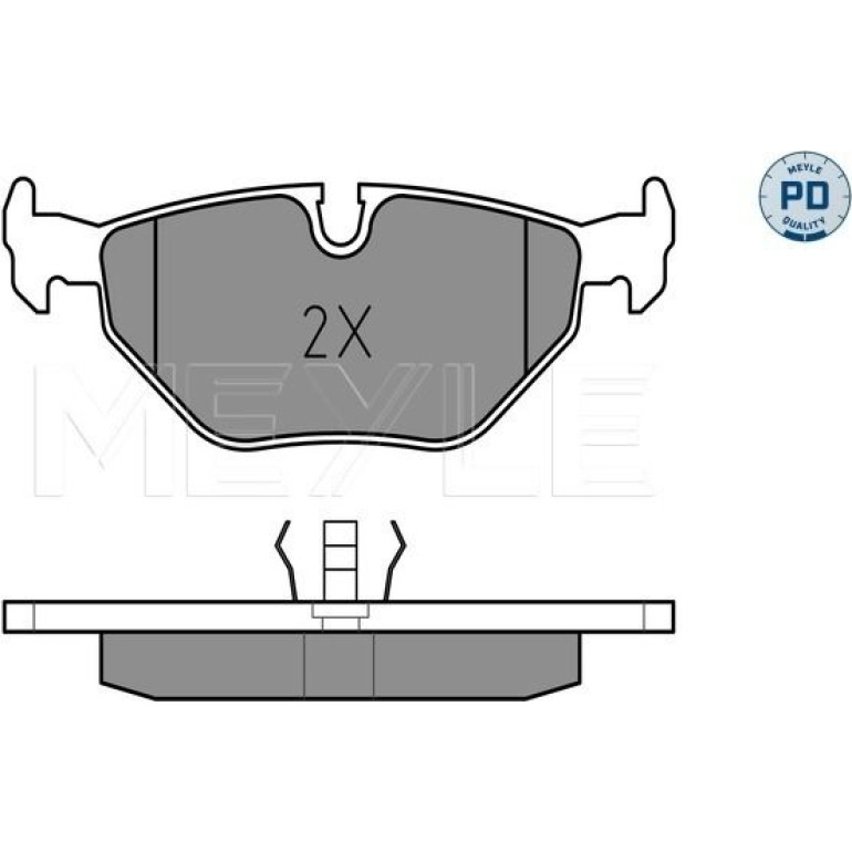 Bremsbelagsatz Bmw T. E36 316-328 09/90-2000 025 216 0717/PD Bremsbelagsatz Bmw T. E36 316-328 09/90-2000 025 216 0717/PD