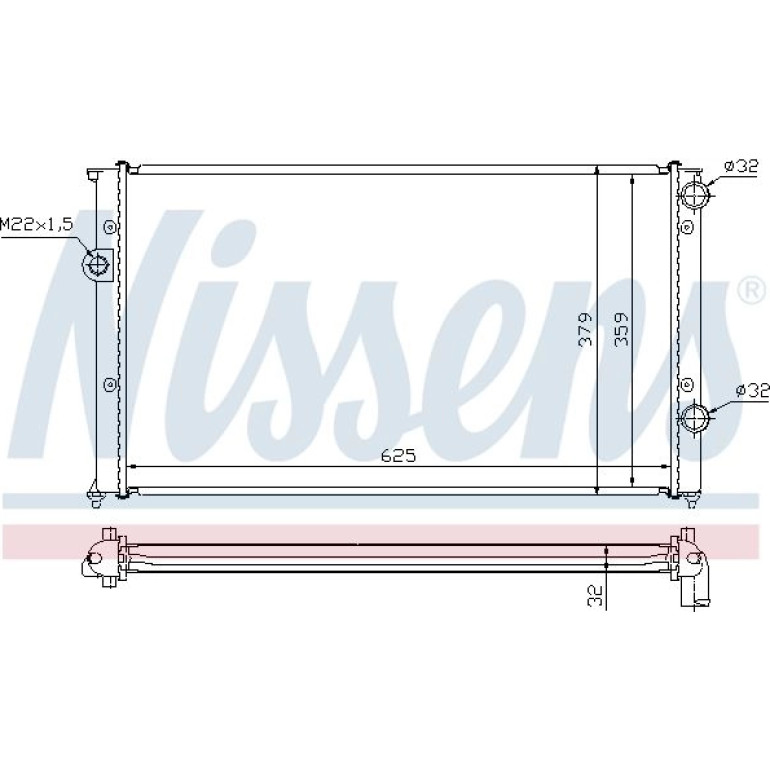 Wasserkühler PKW 65243 Wasserkühler PKW 65243