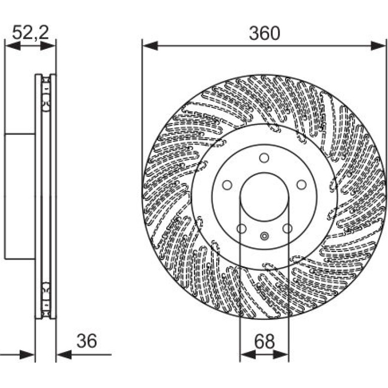 Bremsscheibe VA re 0 986 479 D29