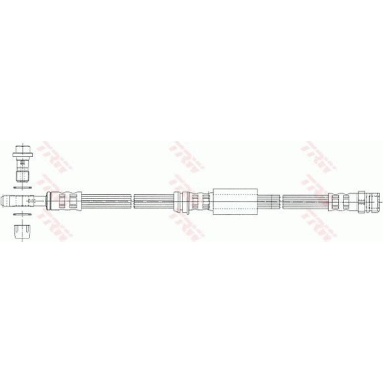 Bremsschlauch VA li/re PHD1014