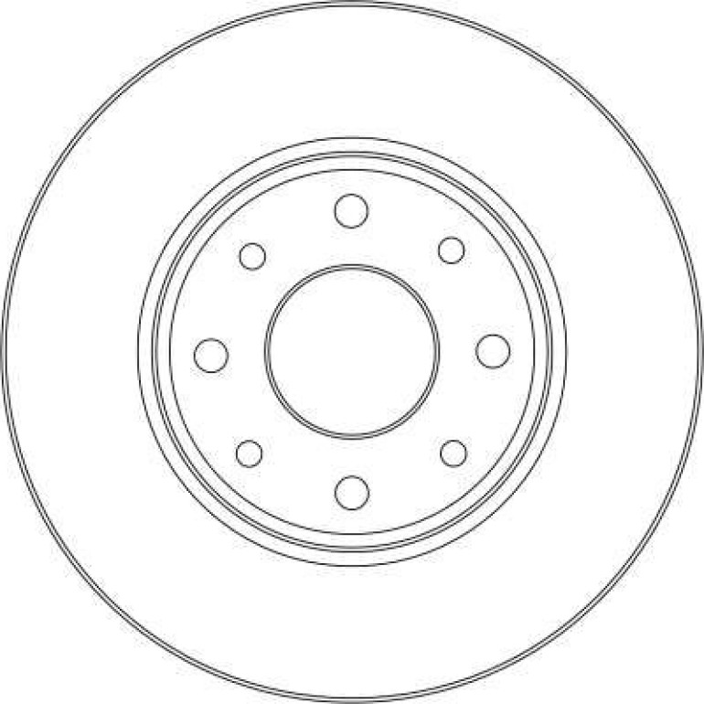 Bremsscheibe Toyota T. Corolla 1.4-1.8 02-07 DF4379