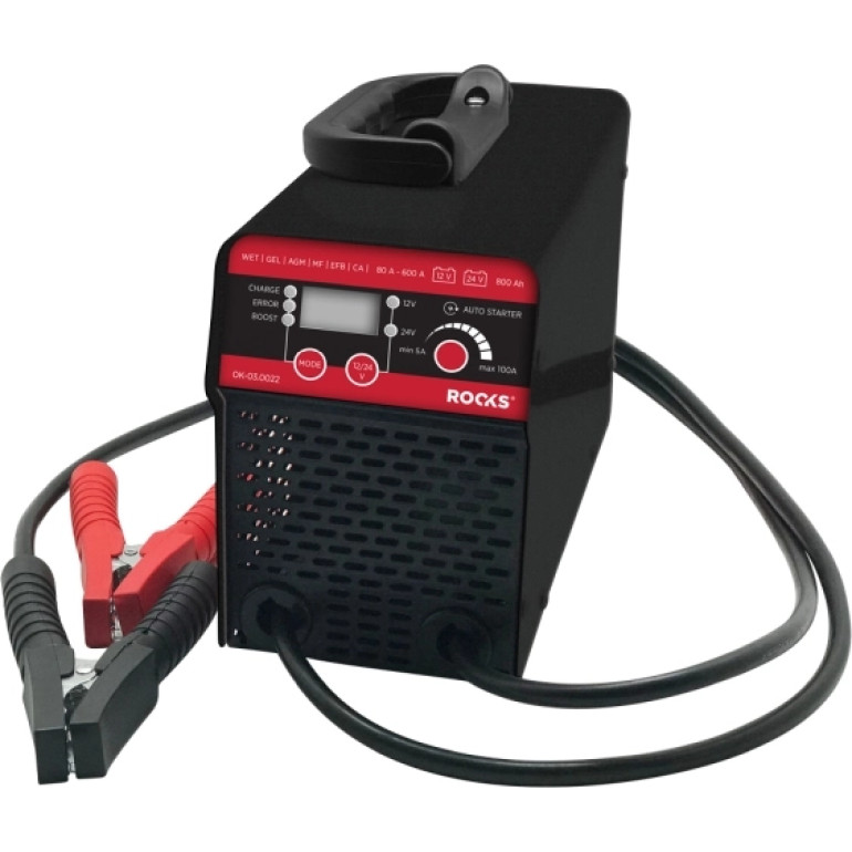 ROOKS Inverter-Ladegerät 12/24 V, 80-600 A für Profis ROOKS Inverter-Ladegerät 12/24 V, 80-600 A für Profis