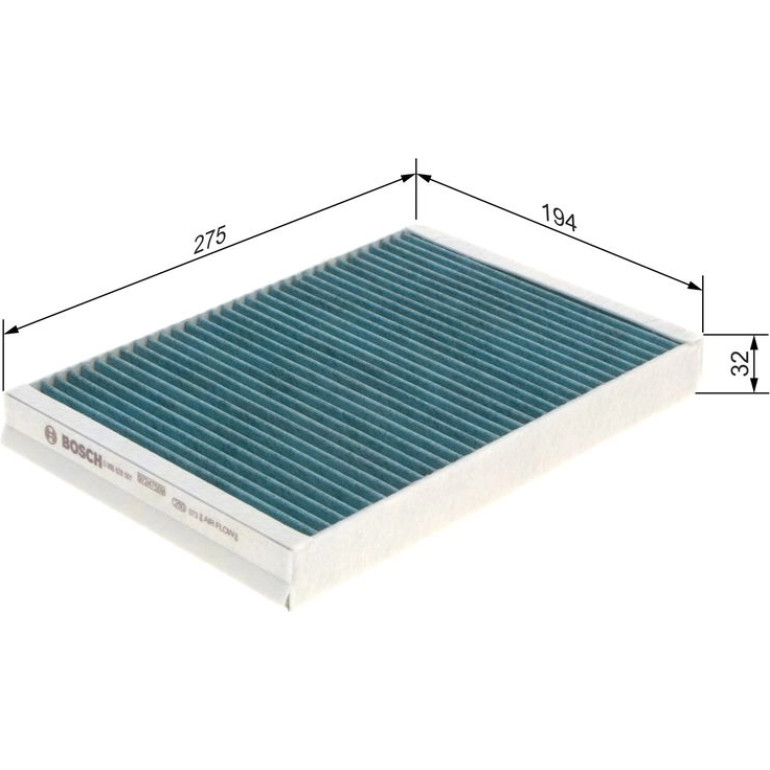 Bosch Innenraumfilter+ 0 986 628 561 Bosch Innenraumfilter+ 0 986 628 561