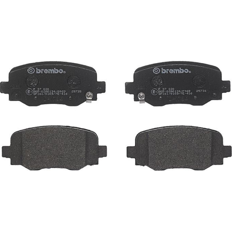 BREMBO Bremsklötze HA P 37 020 BREMBO Bremsklötze HA P 37 020