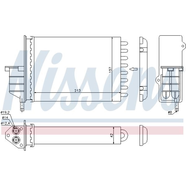 Heizkühler PKW 71450 Heizkühler PKW 71450