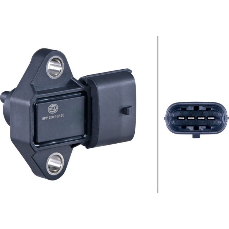 Sensor, Saugrohrdruck 6PP 358 152-201 Sensor, Saugrohrdruck 6PP 358 152-201