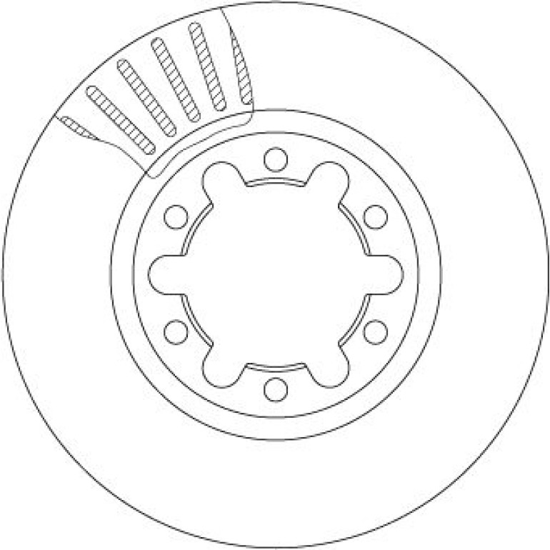 83 481 050 Bremsscheibe VA DF7237 83 481 050 Bremsscheibe VA DF7237