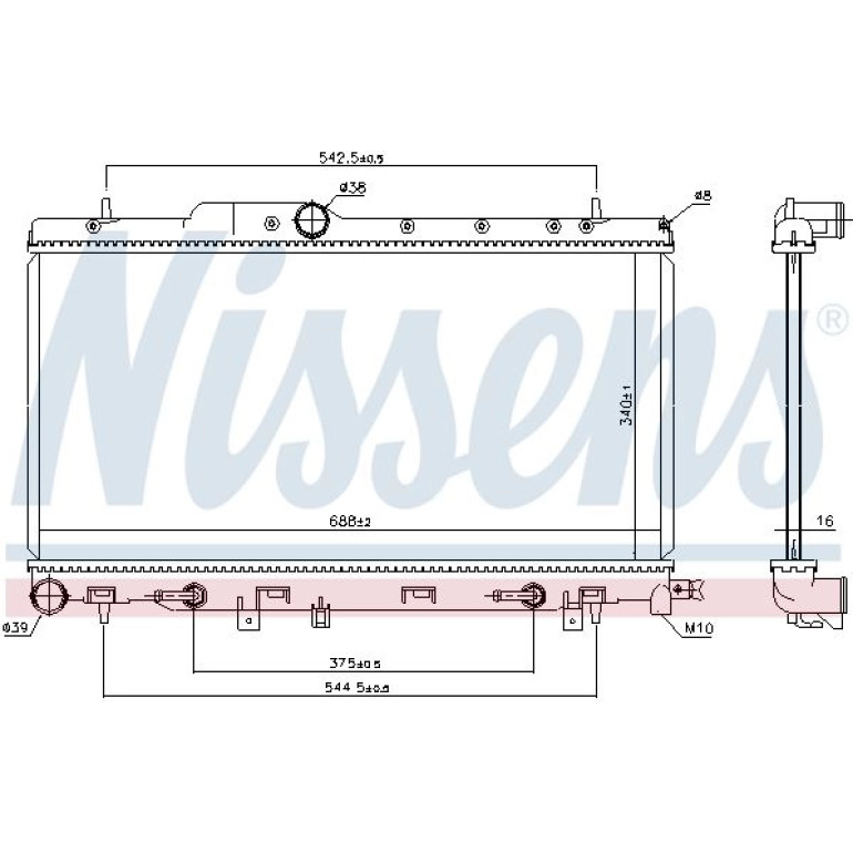 Wasserkühler PKW 64123 Wasserkühler PKW 64123