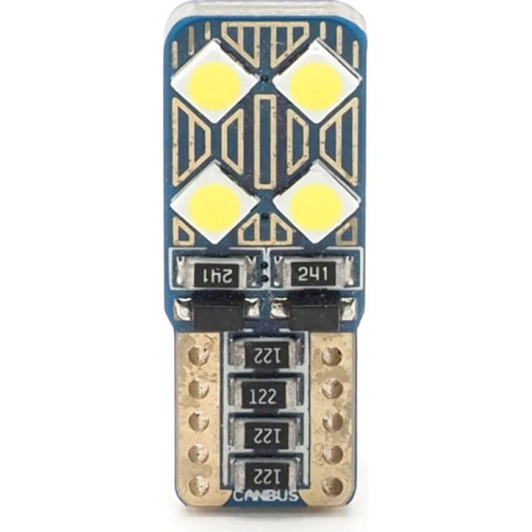 LED Glassockel W5W W2,1x9,5d 8x 2835 SMD Weiß T10 Canbus LED Glassockel W5W W2,1x9,5d 8x 2835 SMD Weiß T10 Canbus