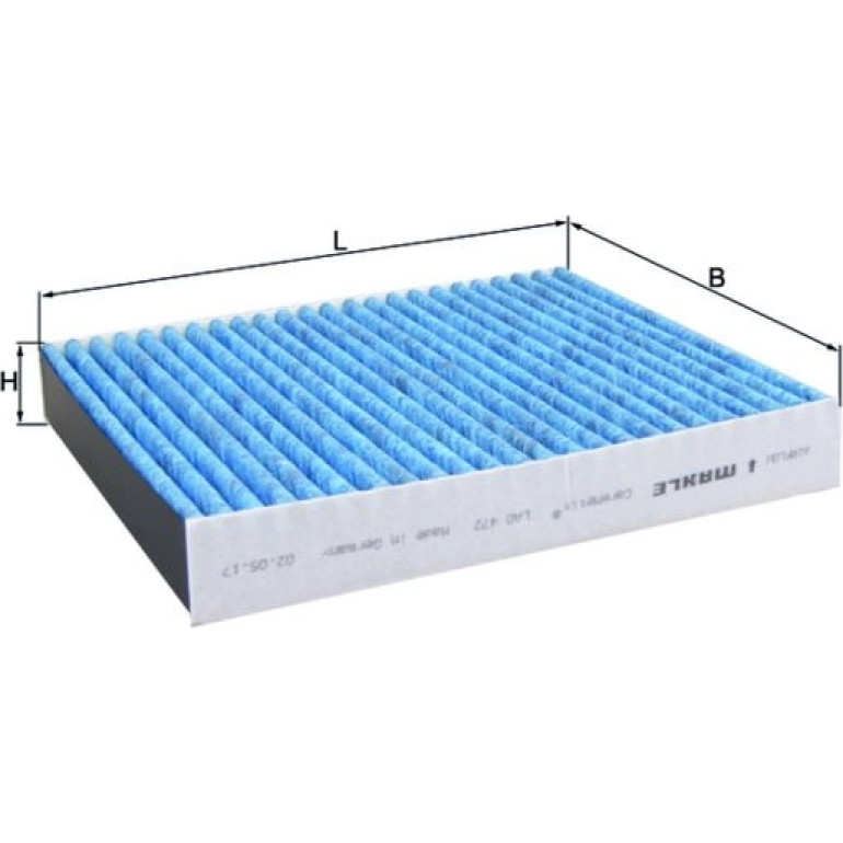 MAHLE Filter, Innenraumluft LAO 472