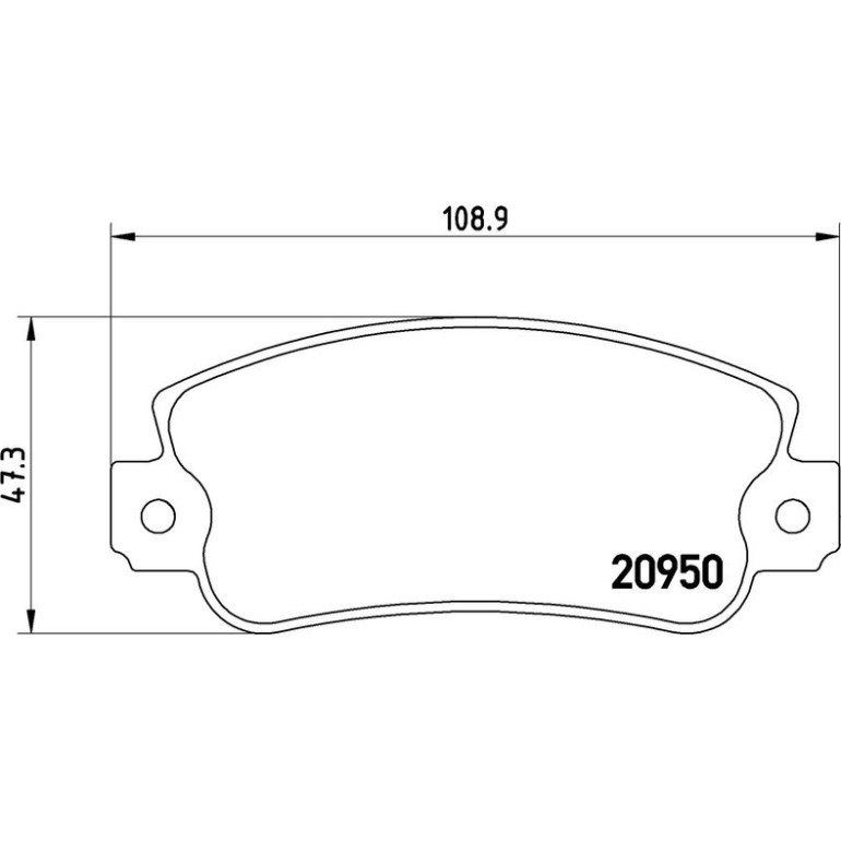 BREMBO Bremsklötze VA P 23 021 BREMBO Bremsklötze VA P 23 021