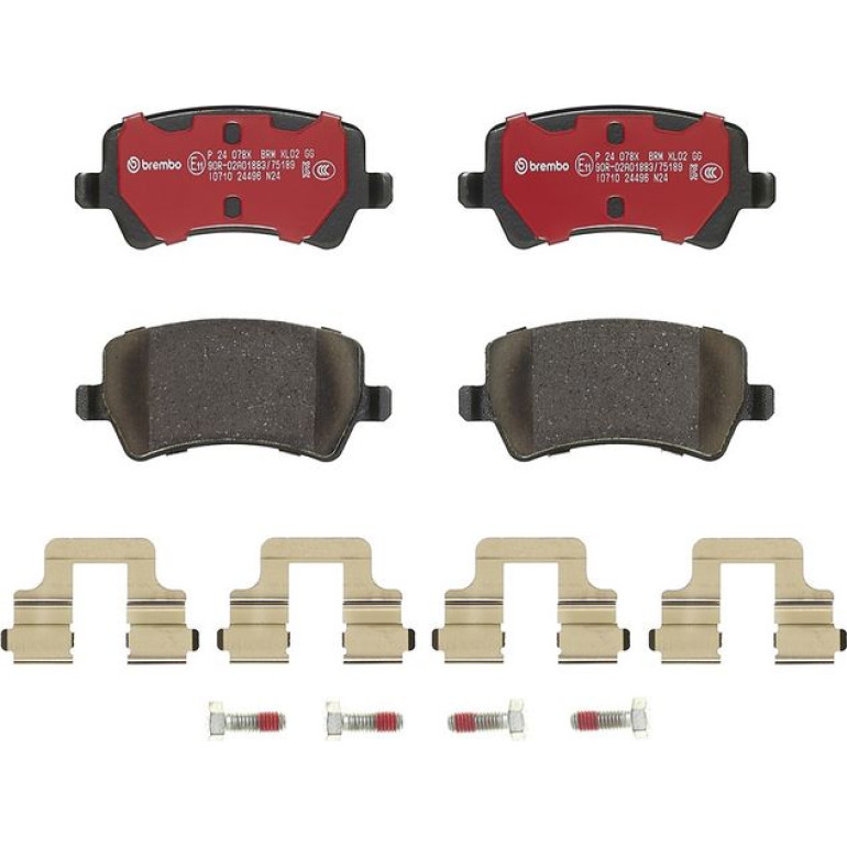BREMBO Bremsklötze Xtra HA P 24 078X BREMBO Bremsklötze Xtra HA P 24 078X