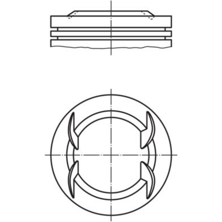 MAHLE Kolben 012 23 00 MAHLE Kolben 012 23 00