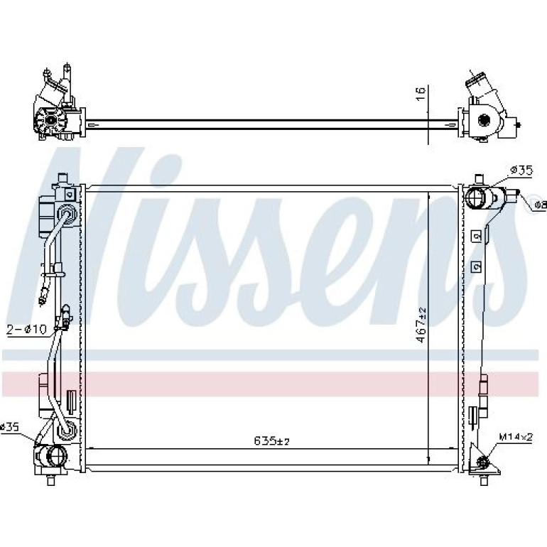 Wasserkühler PKW 606604 Wasserkühler PKW 606604