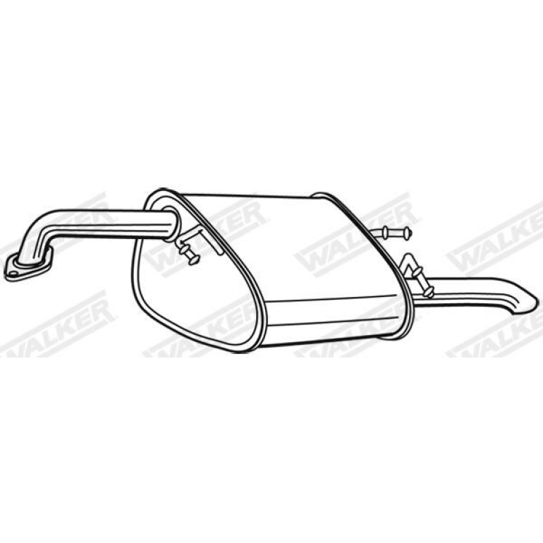 52 / Auspufftopf Hinten 23675 52 / Auspufftopf Hinten 23675