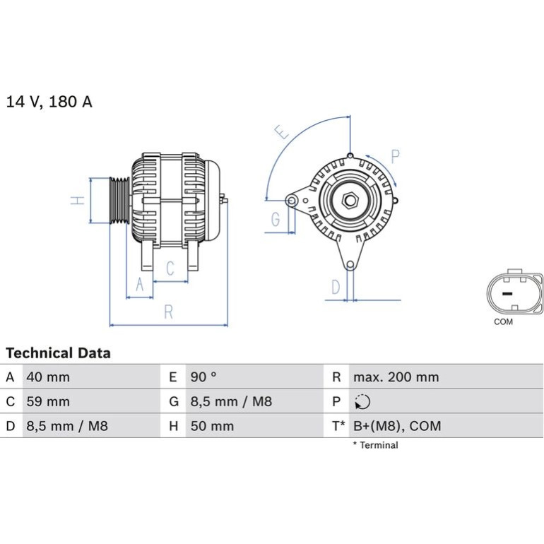 Lichtmaschine 0 986 083 310 Lichtmaschine 0 986 083 310
