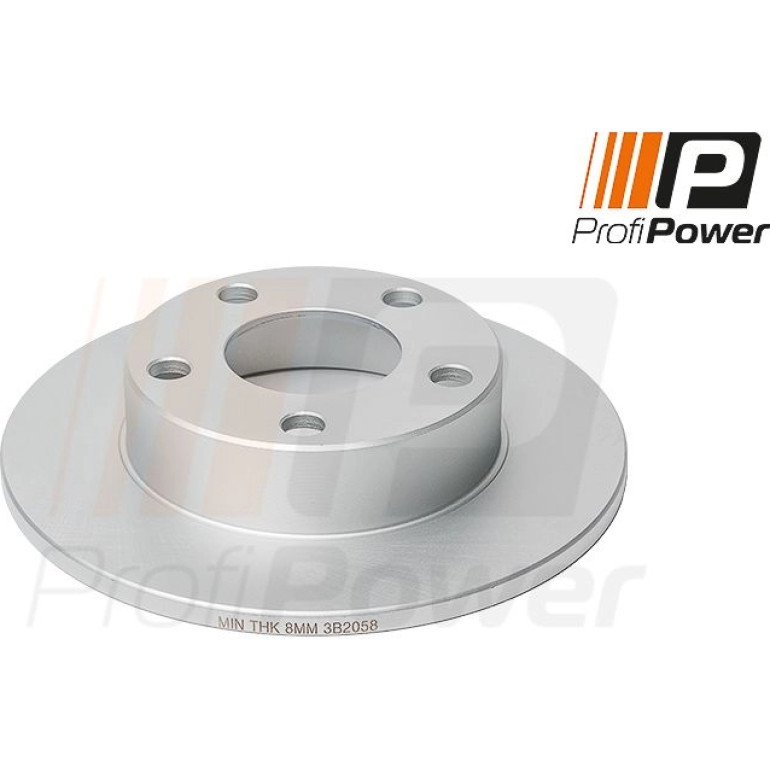 PROFIPOWER Bremsscheibe 3B2058 PROFIPOWER Bremsscheibe 3B2058