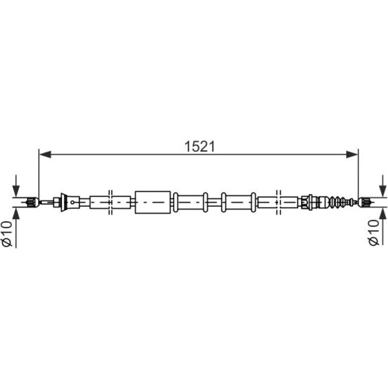 Handbremsseil 1987482109 Handbremsseil 1987482109
