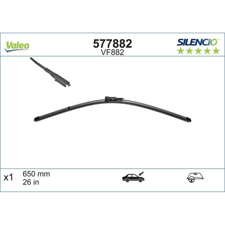 VM882 VALEO Silencio X.TRM SINGLE 577882 VM882 VALEO Silencio X.TRM SINGLE 577882