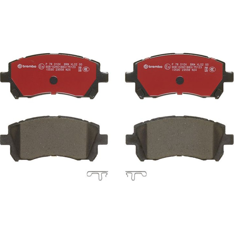 BREMBO Bremsklötze Xtra VA P 78 010X BREMBO Bremsklötze Xtra VA P 78 010X
