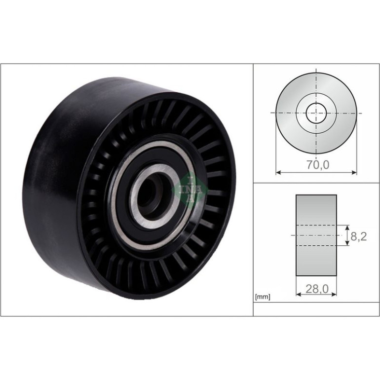Umlenk-/Führungsrolle, Keilrippenriemen 532 0468 10 Umlenk-/Führungsrolle, Keilrippenriemen 532 0468 10