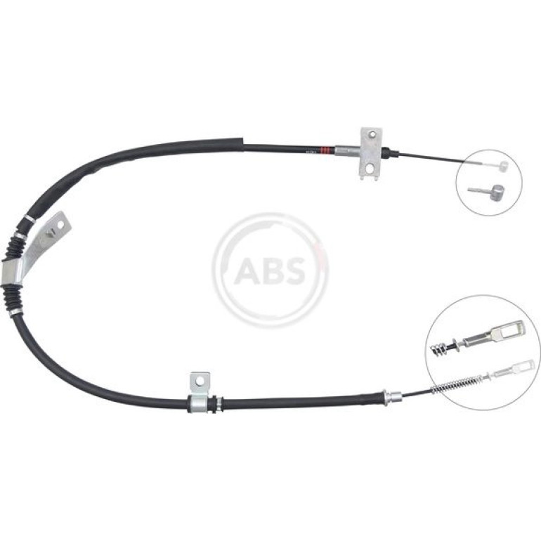 A.B.S. Handbremsseil Seilzug Festellbremse K17459 A.B.S. Handbremsseil Seilzug Festellbremse K17459
