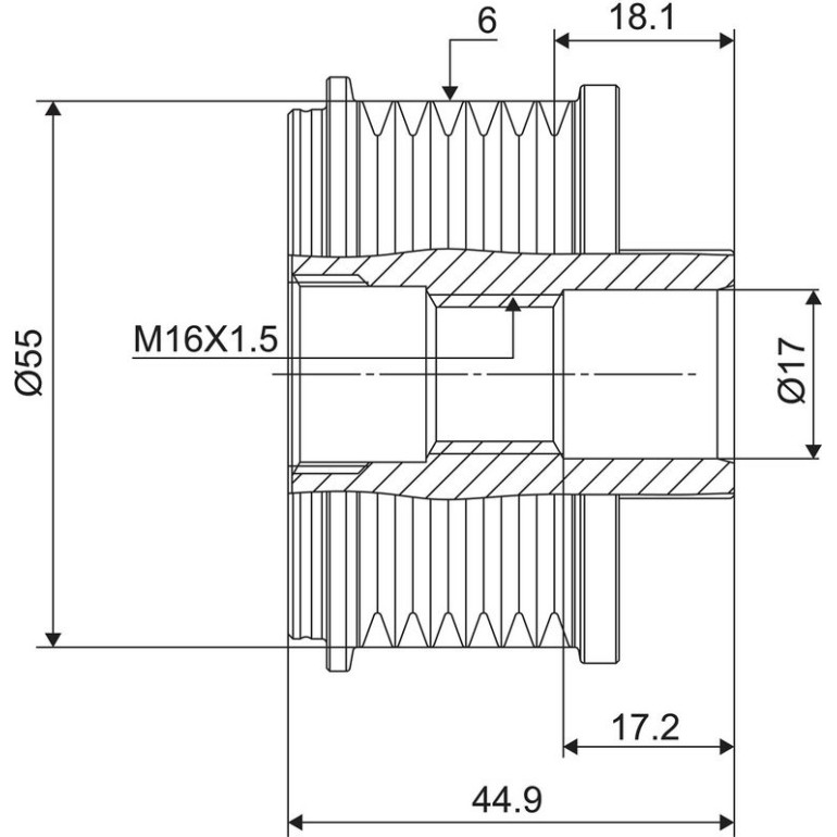 Generatorfreilauf 588061 Generatorfreilauf 588061