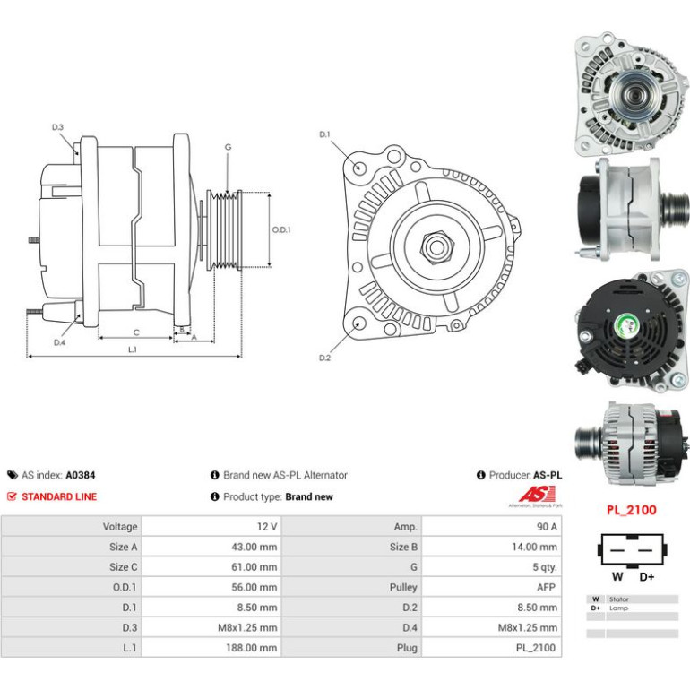 Generator A0384 Generator A0384